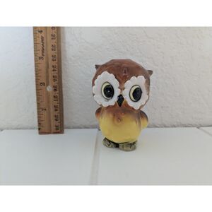 MCM Owl Salt or Pepper Shaker - Cute, Big Eyes, Ceramic - Made in Japan